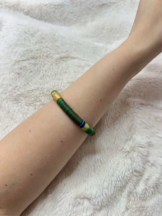 Bransoletka handmade nić ręcznie robiona boho etno hippie etniczna 14