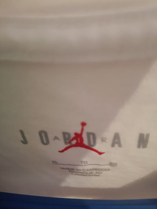 Jordan biala koszulka XL