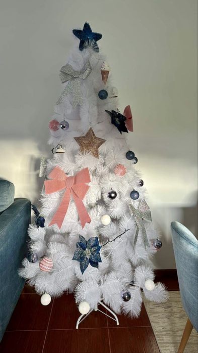 Arvore de natal branca 1,80m