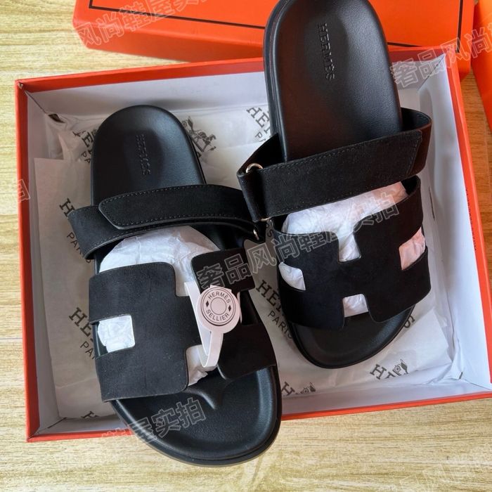 Летние тапки Hermes унисекс