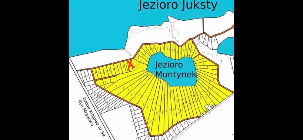 Działka 30ary Mrągowo/Muntowo dostęp do wody - Widok 3