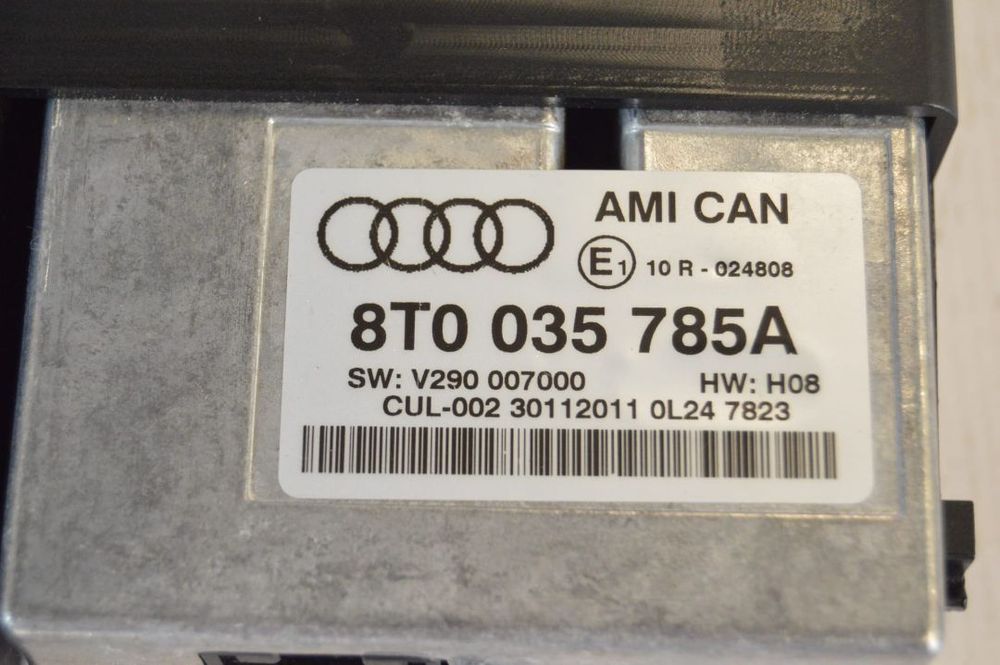 MODULO UNIDADE CONTROLO INTERFACE AMI MULTIMEDIA SOM 8T0035785A AUDI