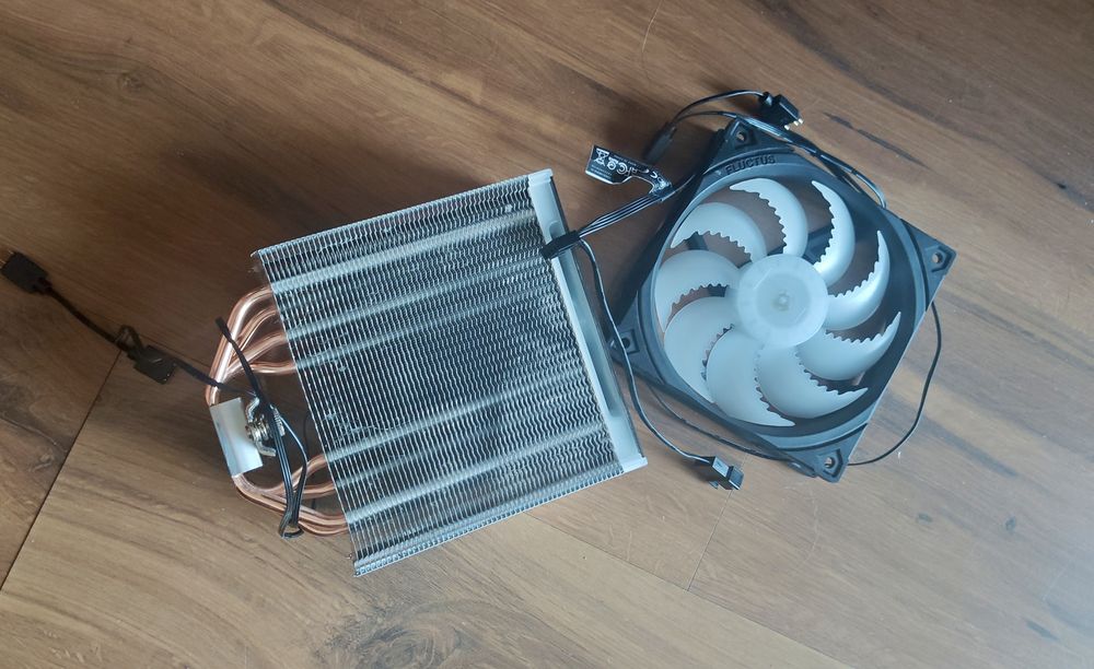 Podzespoły komputerowe, Procesor Intel i7 10700, Chłodzenie Endorfy Fera 5, Karta Sieciowa Cudy