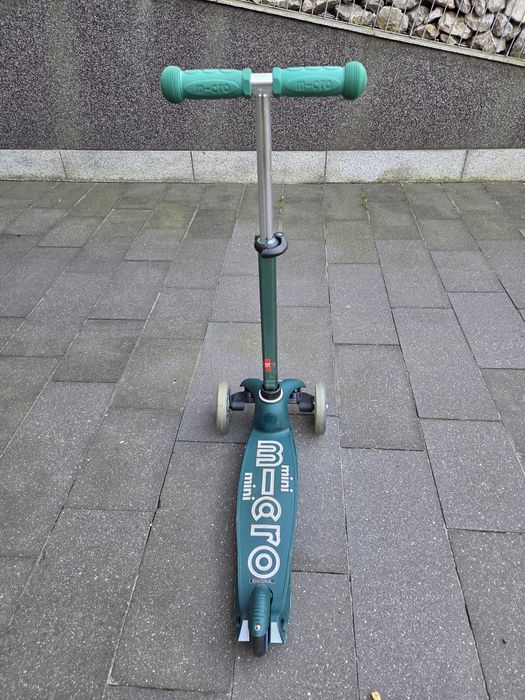 Hulajnoga Micro Mini Deluxe Eco zielona stan idealny