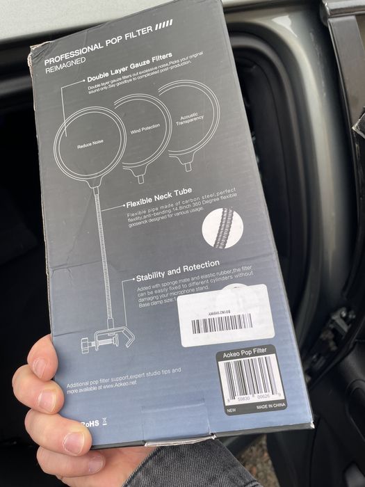 Pop filter aokeo professional (поп фільтр професійний)