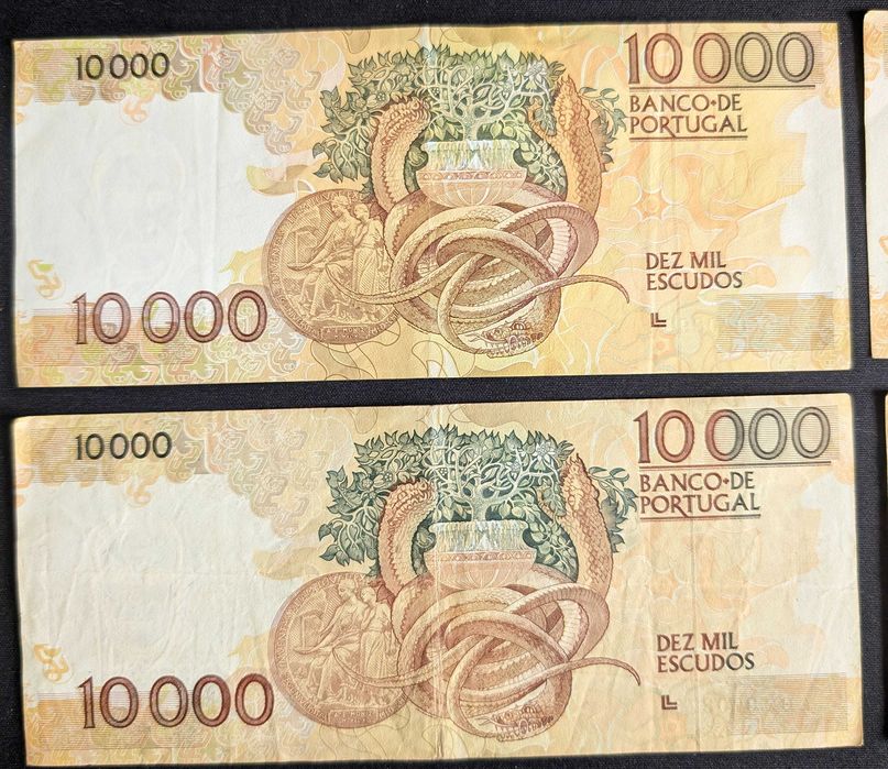 Notas 10000 Escudos - Ch.1 - Prof Doutor Egas Moniz