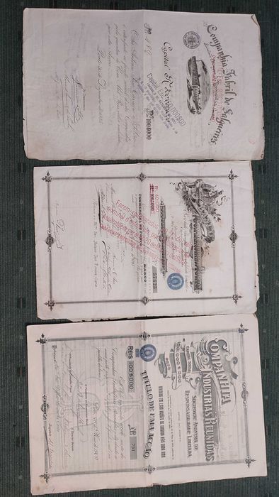 9 Documentos Antigos - Ações