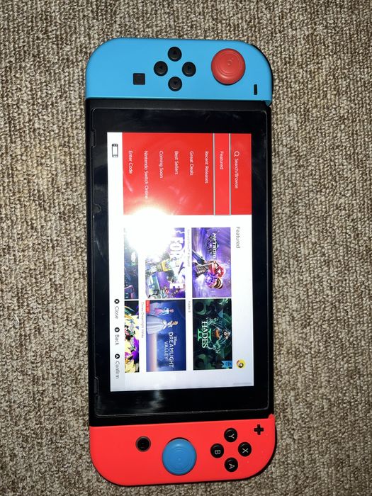 Nintendo Switch V2 повний коплект (без HDMI дроту)