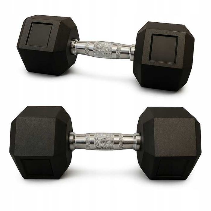 hantel żeliwny hex 35kg żeliwne do ćwiczeń gumowany żeliwo powlekane