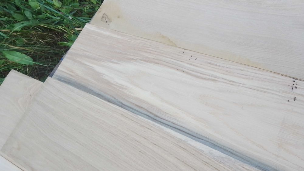 Stopień dębowy, Trep, gładki, heblowany 20 cm szer.