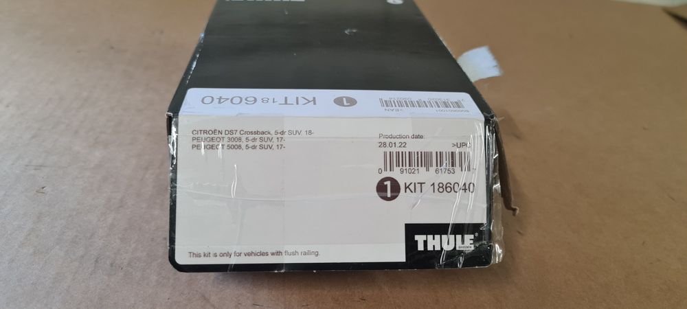 Thule Kit Bagażnik dachowy Poprzeczki Belki Thule Zestawy montażowe