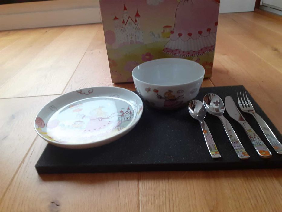 Zestaw WMF Sztućce i naczynia dziecięce Księżniczka Anneli 6 elementów