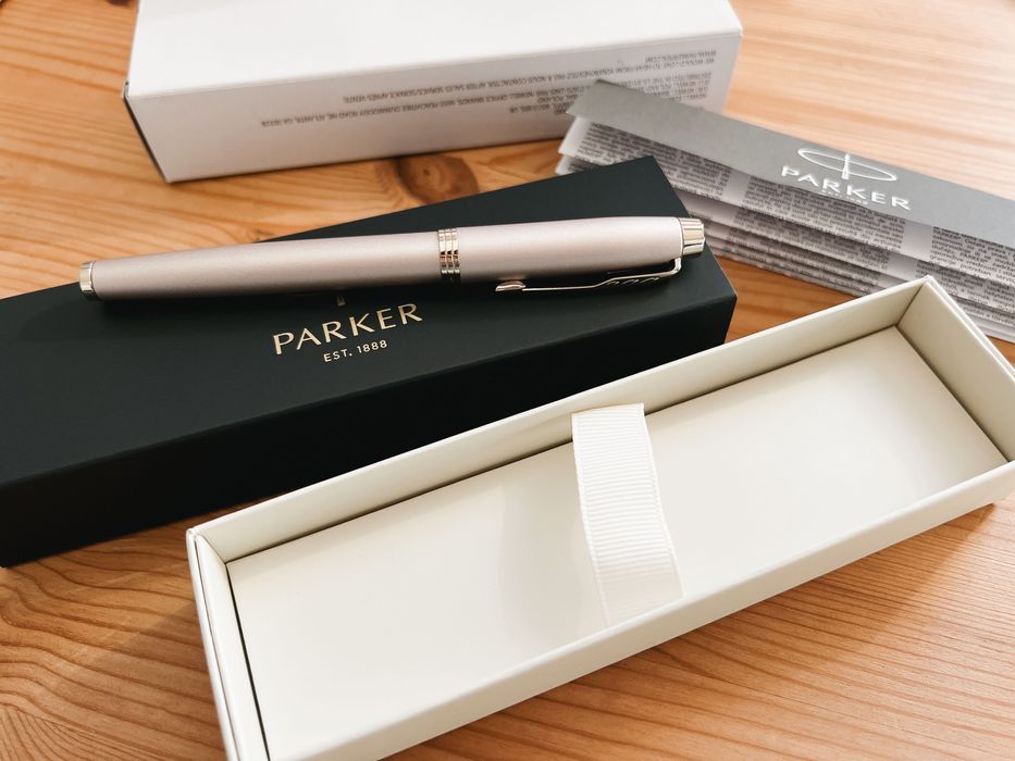 Caneta Parker IM Monochrome Champanhe