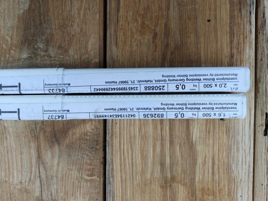 Drut  tytanowy tig  2mm i 1,6mm