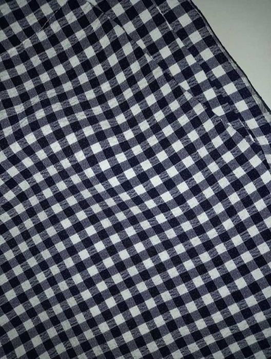 Calças novas xadrez Mango