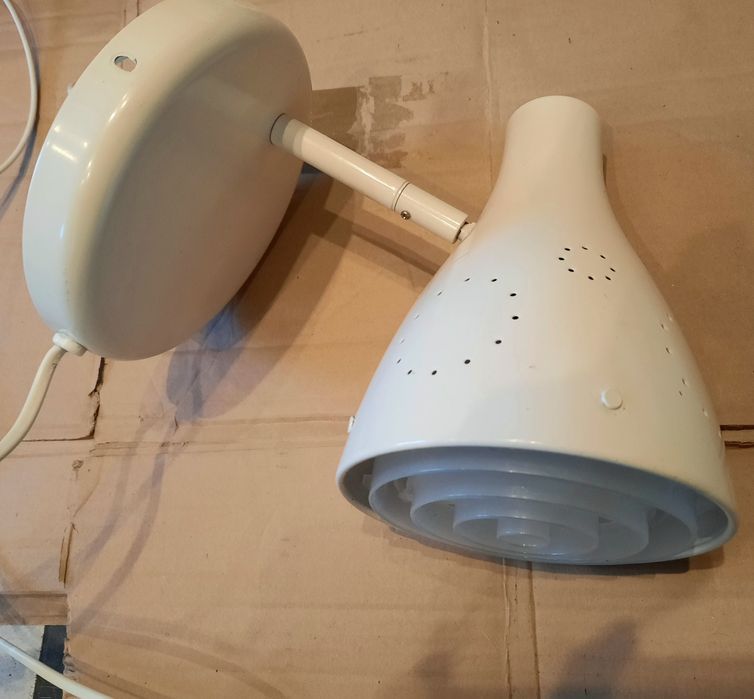 Lampka ścienna, kinkiet Snoig IKEA biala