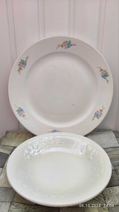 Велике блюдо. Вінтаж посуда. Бердянський Фаянсовий завод