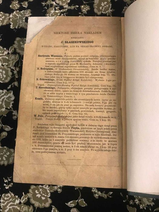 1859. Штампи графіф Дідушицьких, O godności rozumu ludzkiego. Маре, Пер. Е. Земенцької, Львів, Поториця. Антикварні/старі книги