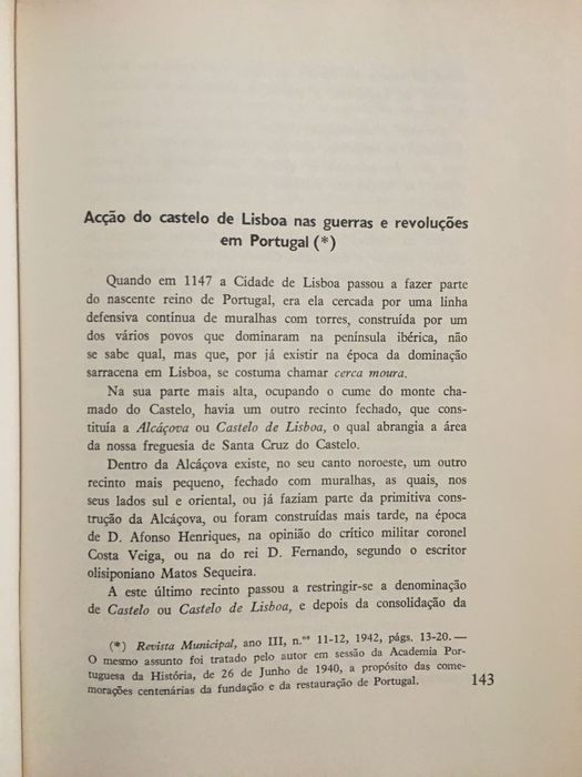 Páginas Olisiponenses / Estudos Olisiponenses