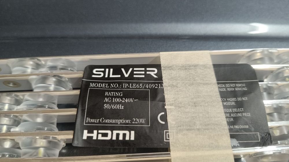 Conjunto LED's Silver 65 polegadas