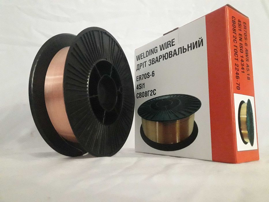 0,8 мм Проволока сварочная ОБМІДНЕН Дріт зварювальний Народний Варіант