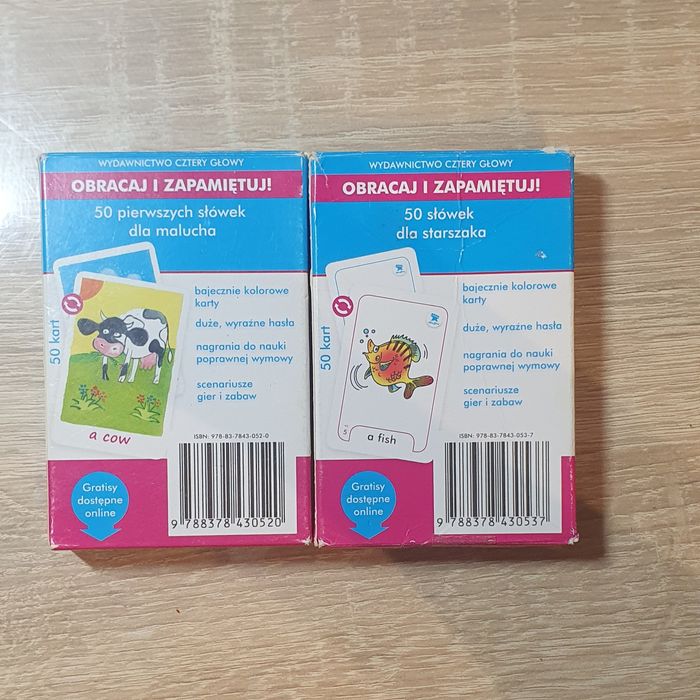 Fiszki obrazkowe języka angielskiego