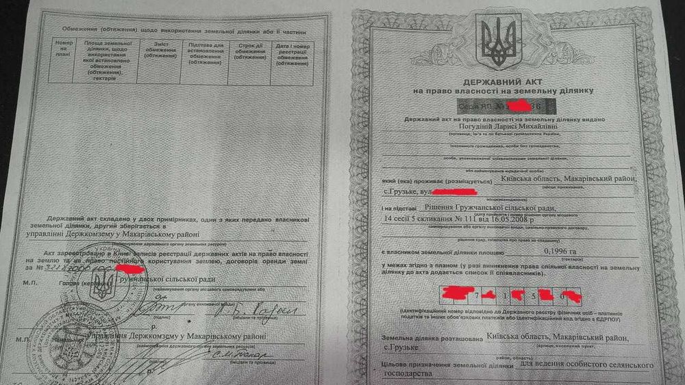 Земельна ділянка під сільське господарство