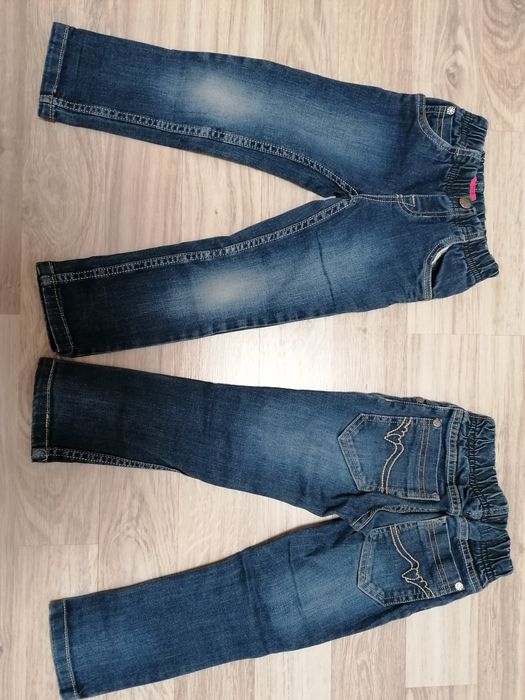 Spodnie jeansy rozmiar 104 bliźniaczki