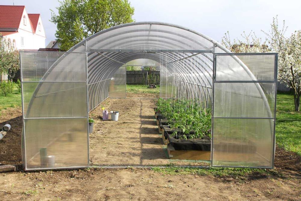 Szklarnia Tunel Ogrodowy 4x4 4x6 4x8 Poliwęglan 4mm / 6mm Pr 40x20mm