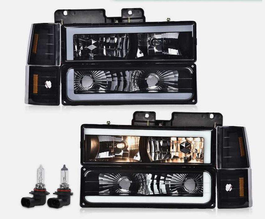 88-1993 Chevy C/K GMC Sierra Tahoe Lampy przód NOWE
