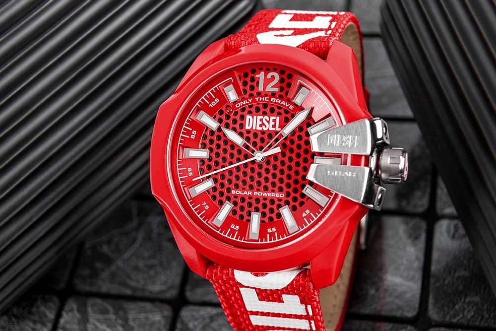 zegarek męski diesel baby chief solar powered dz4619 + box
