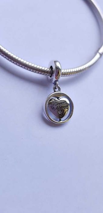 charms zawieszka srebro 925 bratnia dusza