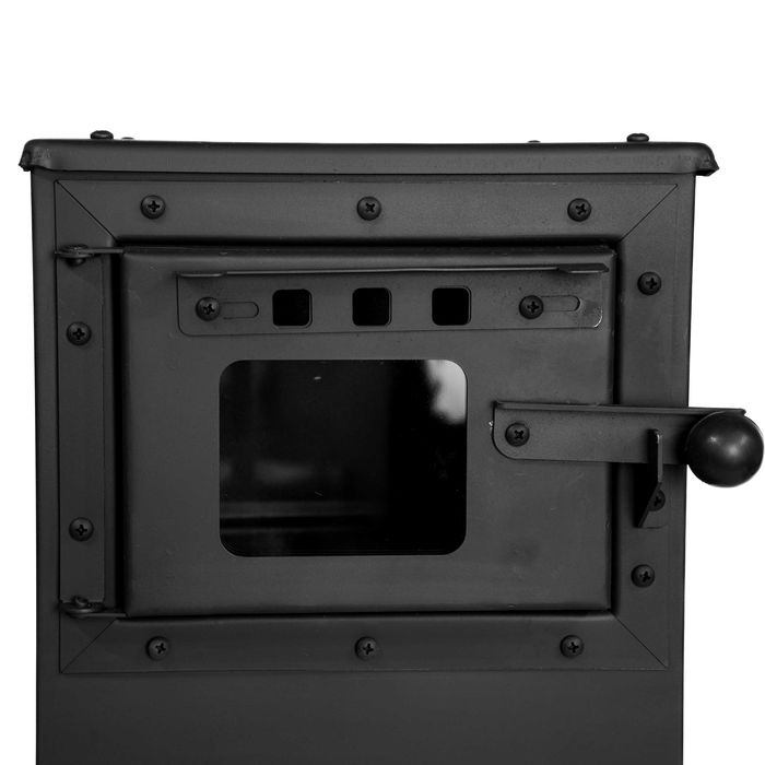 PIEC szamotowy z szybą koza kominek stalowy POLSKI EKOPROJEKT 2022