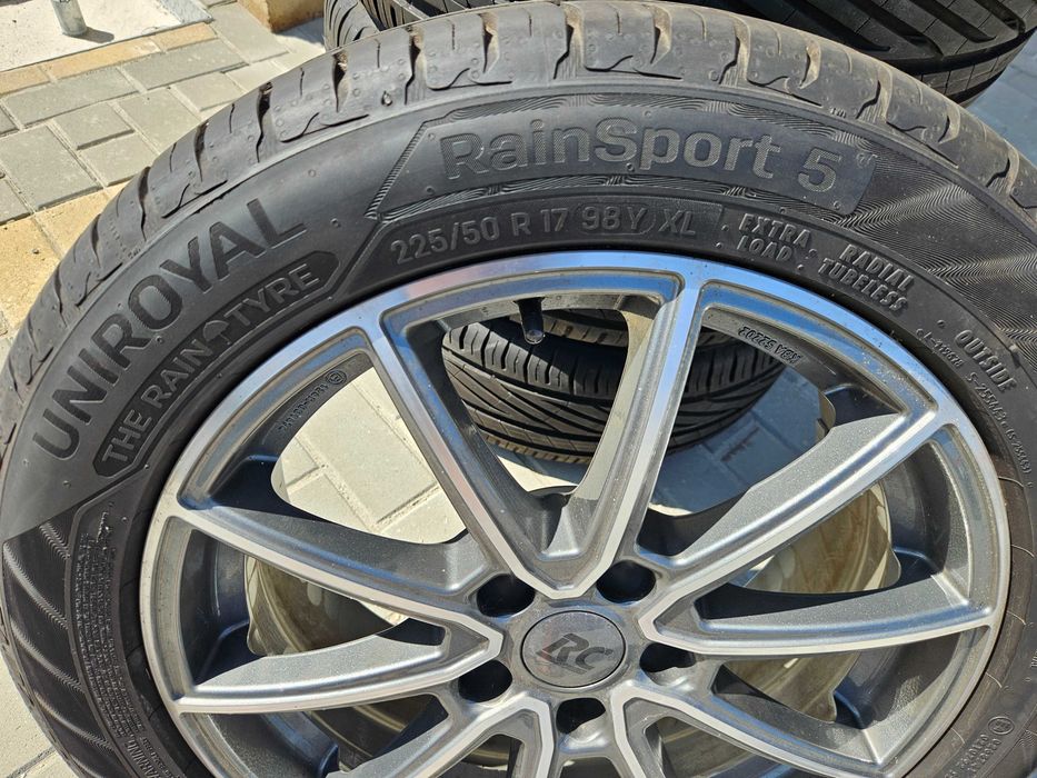 4 x Jantes Aluminio RC com Pneus UNIROYAL RainSport