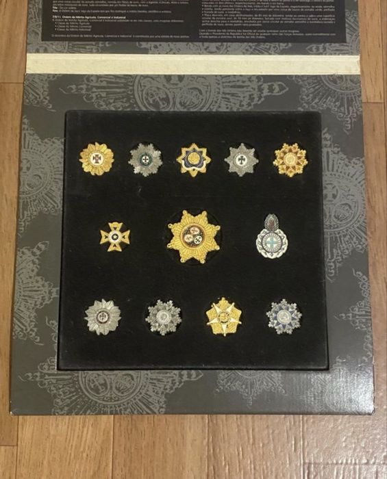 Conjunto Réplicas Medalhas Ordem Mérito Agrícola