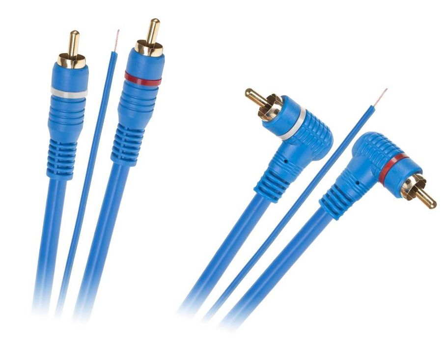 Kabel 2xRCA 1m nowy 5M  2szt'