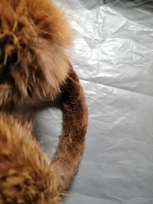 Наушники из меха кролика, меховые наушники, навушники з хутра