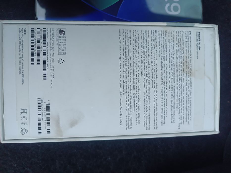 iPhone 15 pro max 512gb