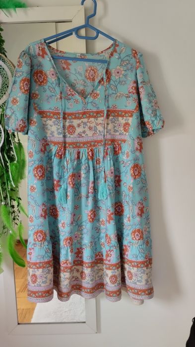 Vestido floral XL novo