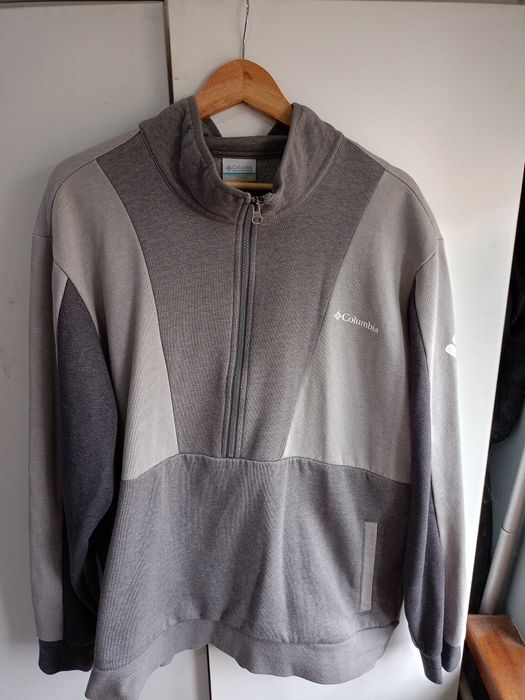 Bluza Columbia Lodge.        Colorblock Half Zip w kolorze sz