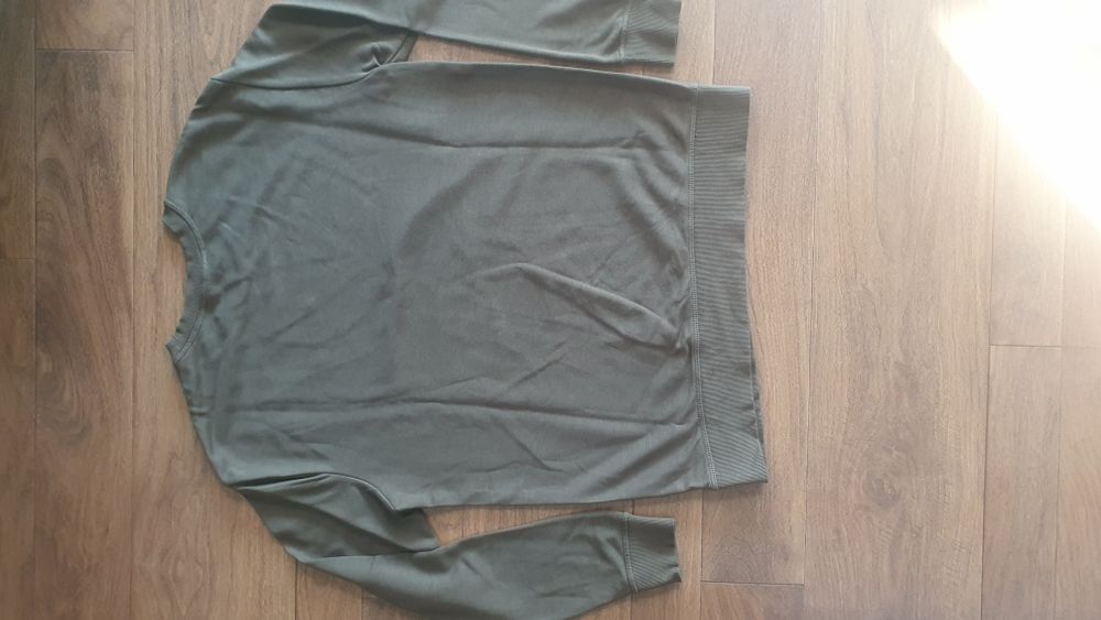 H&M bluza zieleń z napisem 158cm-164cm j.nowa