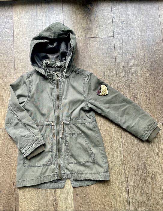 Kurtka parka h&m 116 khaki