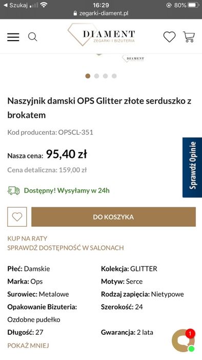 Naszyjnik OPS