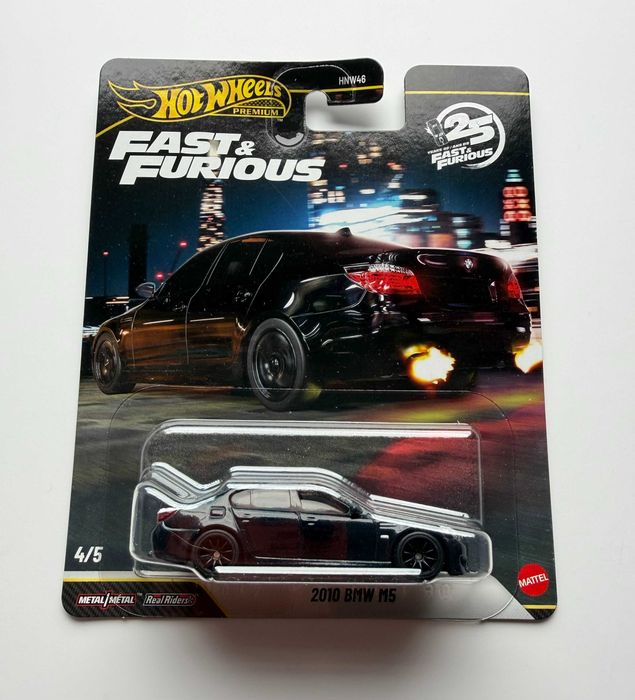 Hot Wheels Premium Fast & Furious BMW M5 2010 nowe