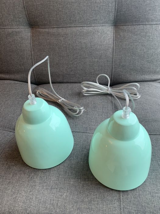 Lampa "Tulip" miętowa Westwing 2 szt.