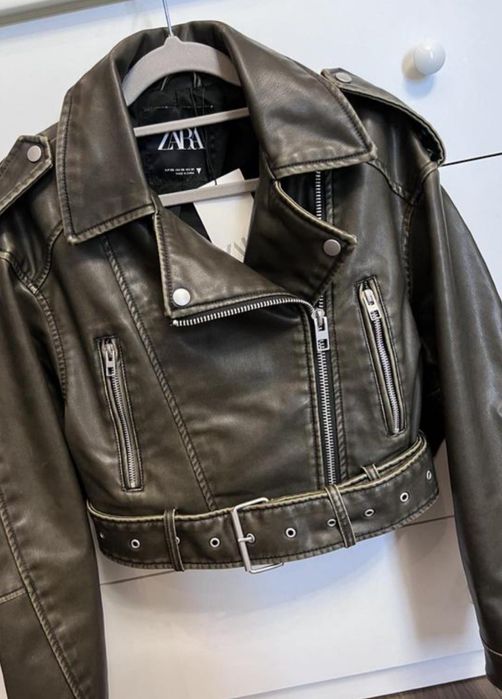 Куртка косуха оверсайз Zara