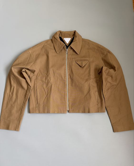 Куртка Bottega Veneta Cotton Twill Jacket  Cropped Size 48 Size M