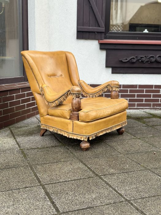 Fotel klubowy mid century modern