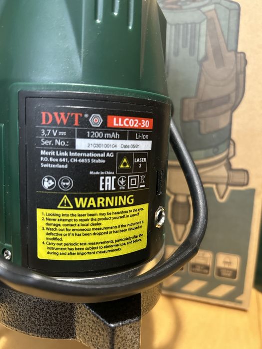 Лайзерний нівелір DWT 02-30 BMC