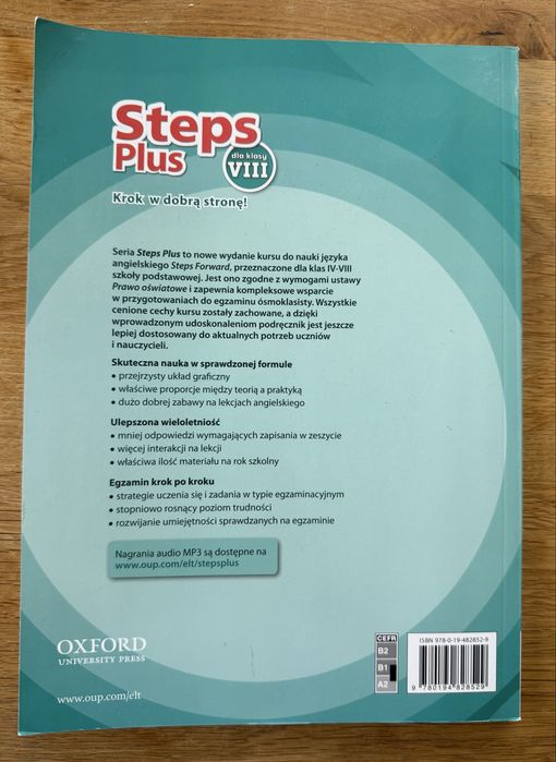 Podręcznik Steps Plus VIII klasa 8 angielski